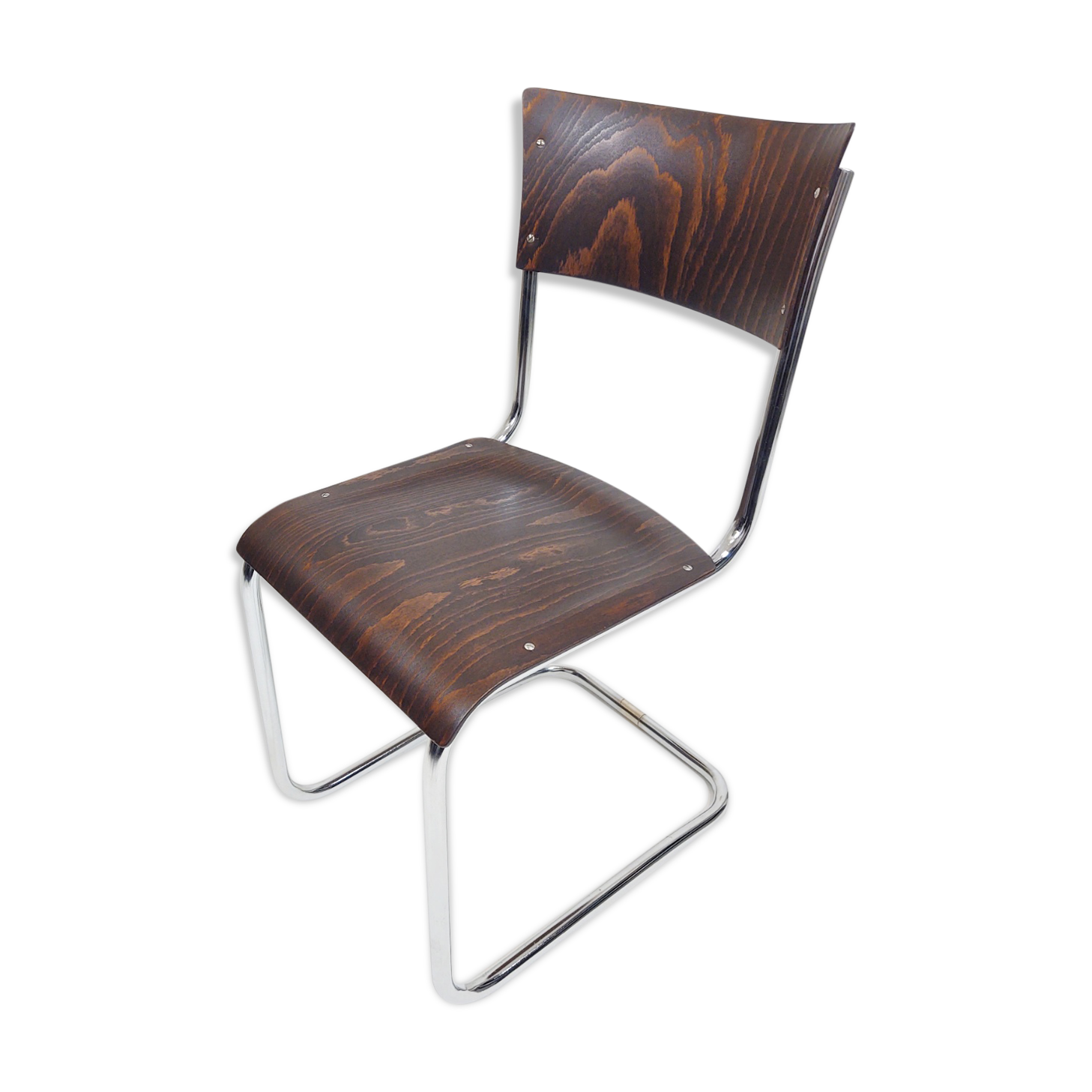 Tubular steel cantilever chair by Mart Stam