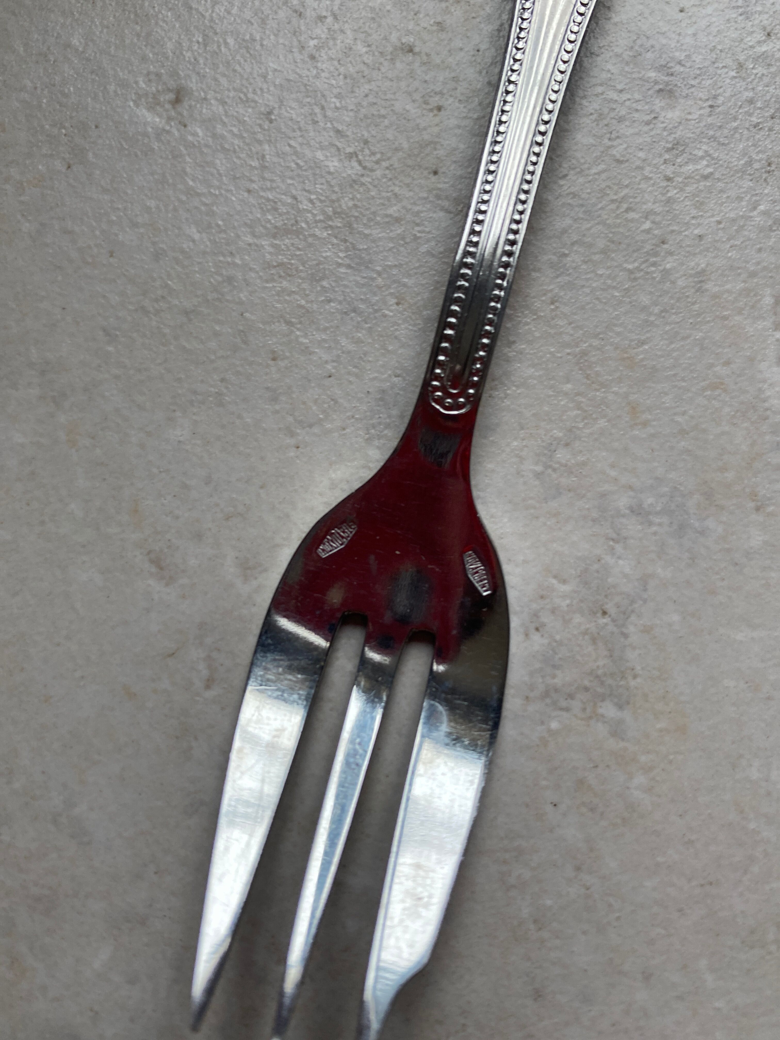 Écrin et fourchettes à gâteau vintage