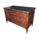 Louis XVI-style mahogany chest of drawers 19th sawcle