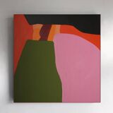 Original painting Orange composition CC 05 by Bodasca
