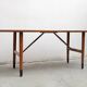 Table basse Anton Kildeberg (attr.), noyer et laiton, Danemark années 5060