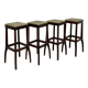 Lot de 4 tabourets de bar Mid-Century par Ole Rune Danemark
