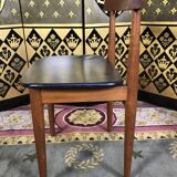 Scandinavian teak dining table and 4 Hans Olsen chairs for Frem Rojle