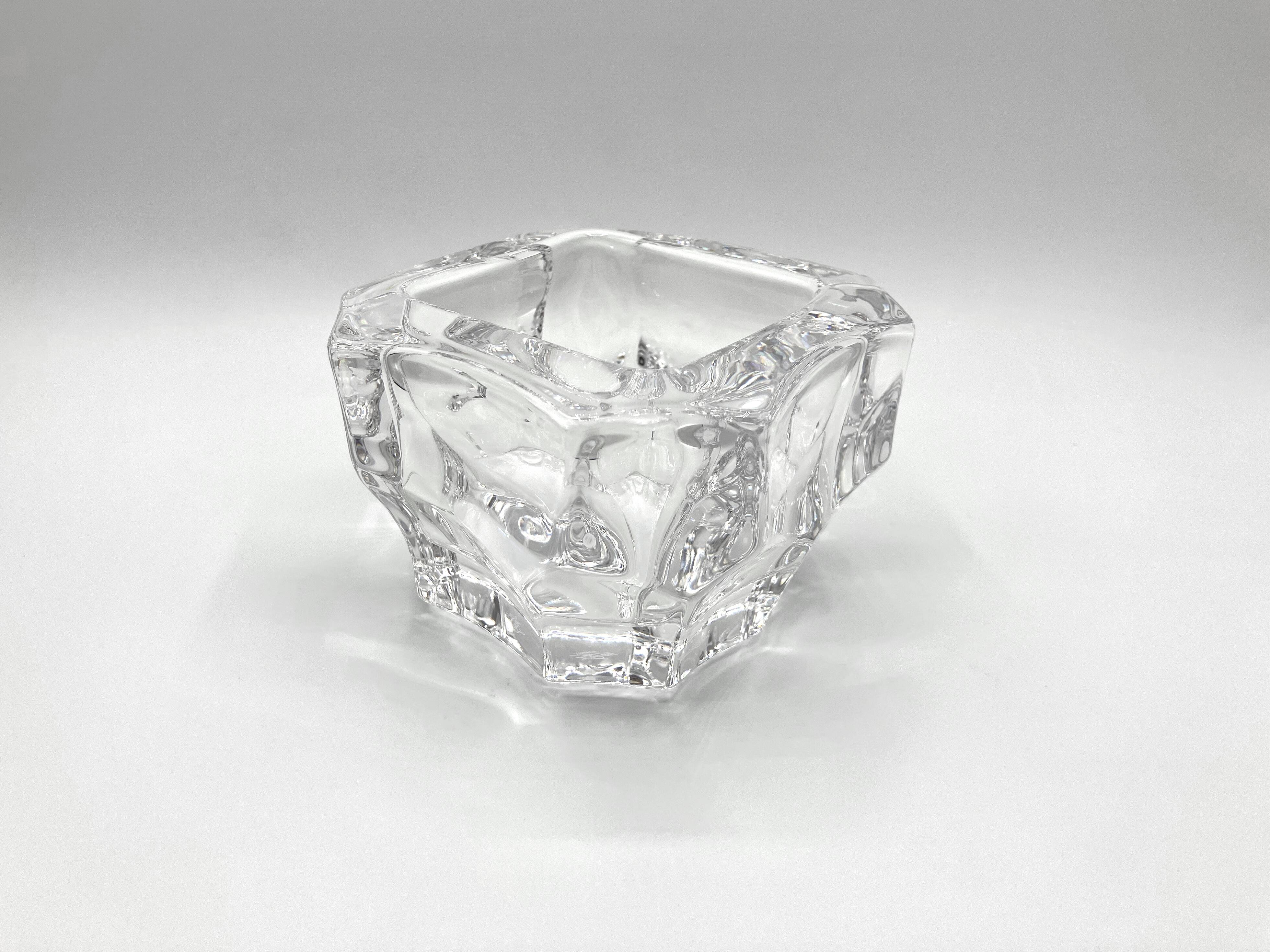 Very thick Sèvres crystal empty pocket • Perfect condition • 90s