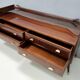 High-Quality Walnut Chest of Drawers with a Thick Glass Top, Italy