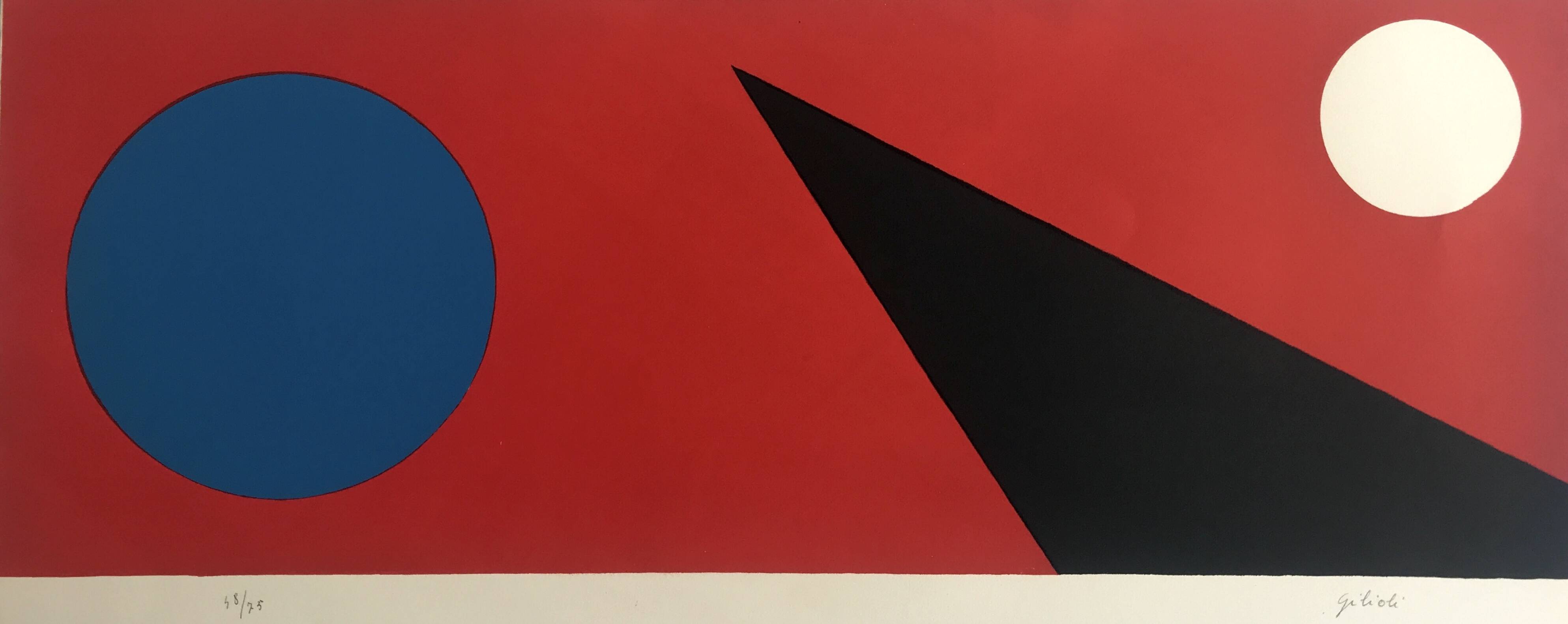 Émile GILIOLI, Untitled, c. 1970. Original lithograph signed in pencil