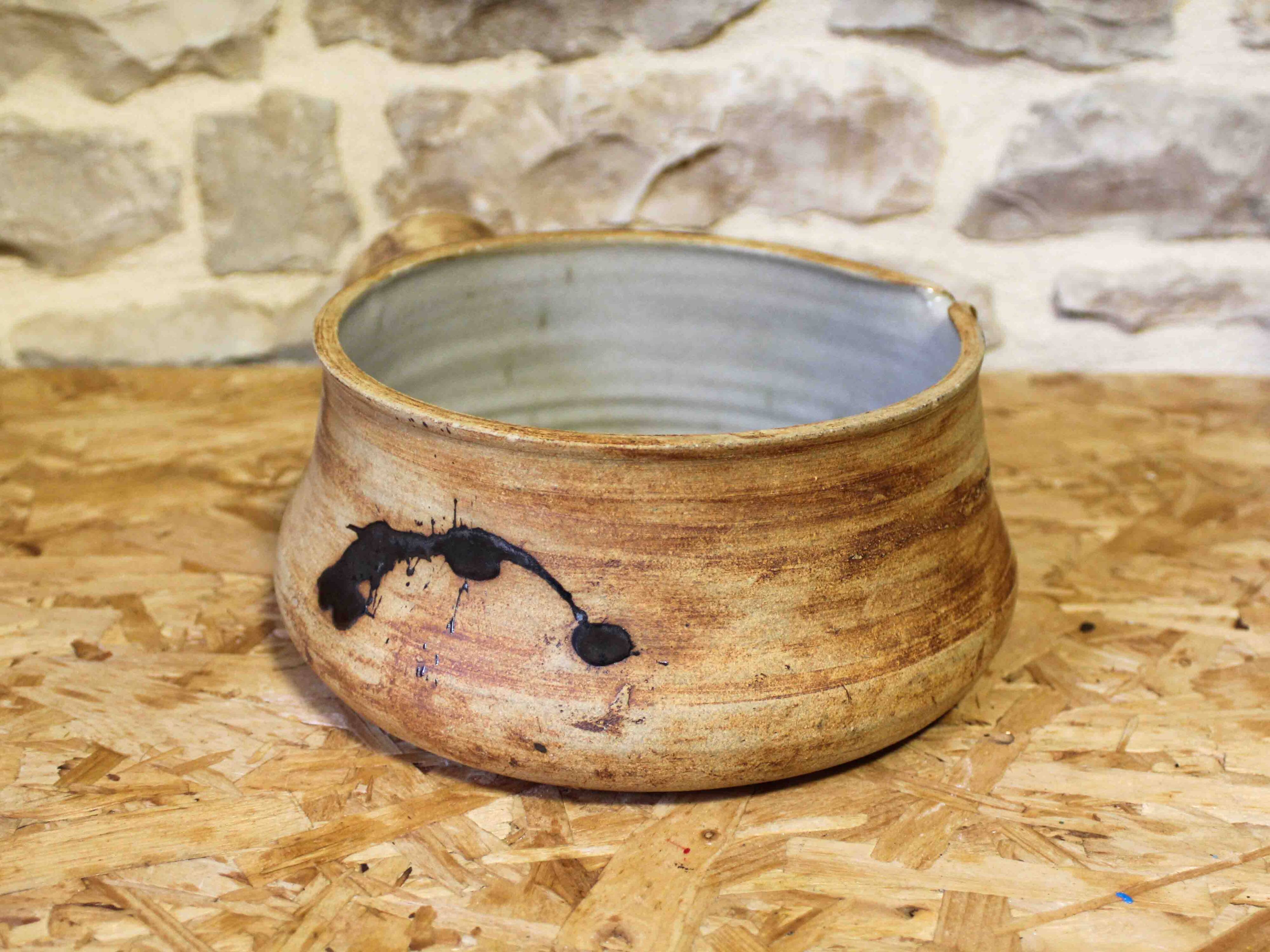 Large ceramic casserole Pottery of Colombier