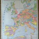 Former rossignol school map of europe.