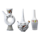 Suite de 3 bouteilles par Roger Capron, France, circa 1955.