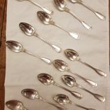 12 silver spoons