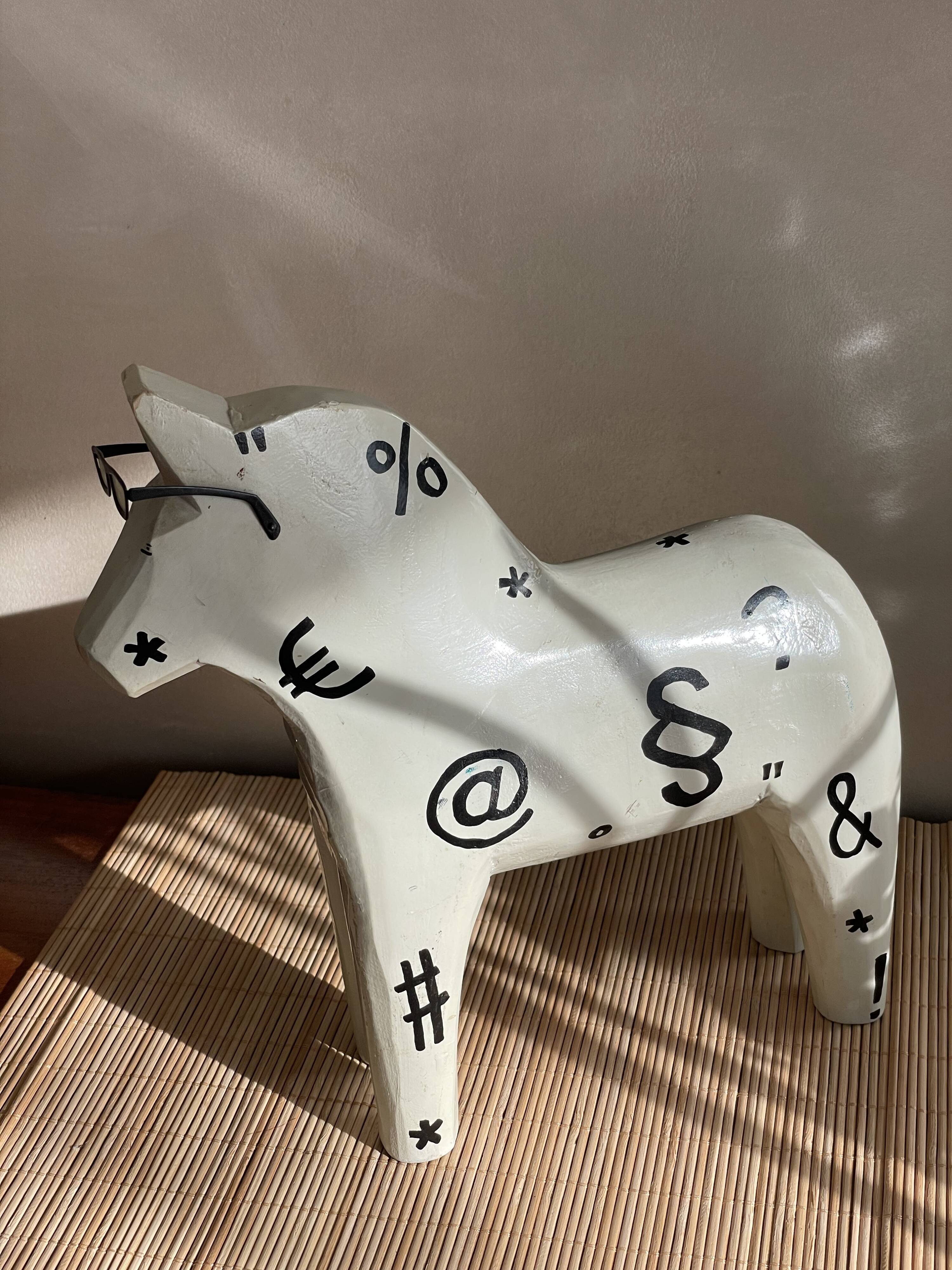 Cheval en bois Ikea Dala vintage