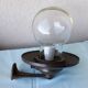 Brass wall light