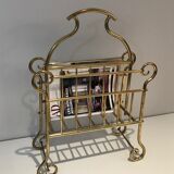 Brass magazine rack