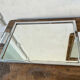 Large vintage vintage Art Deco period mirror tray, 1940
