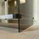Vintage design hifi cabinet – smoked glass