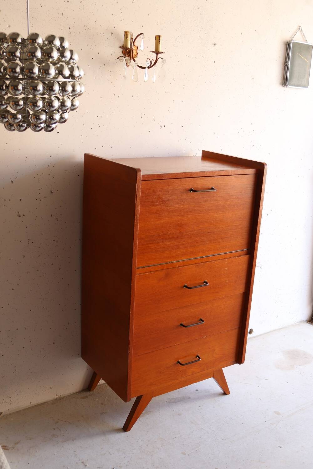 Chiffonnier secrétaire années 50