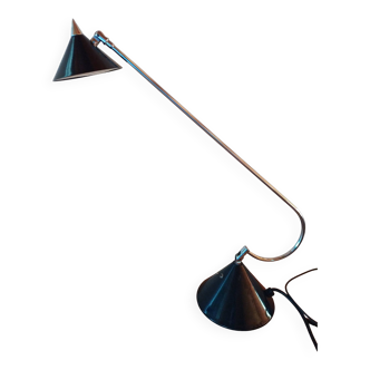 Designer metal lamp.