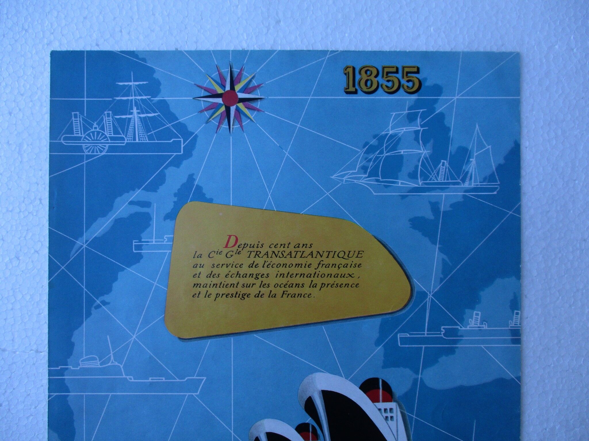 Old advertisements Marchal -et Cie Gle Transatlantique - 50s