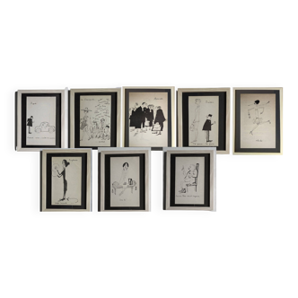 Daninos illustrations (set of 13)