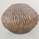 Carved wooden vase