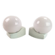 Pair of space age wall lights, art deco bathroom bedside night light