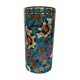 Vase rouleau en émaux de Longwy