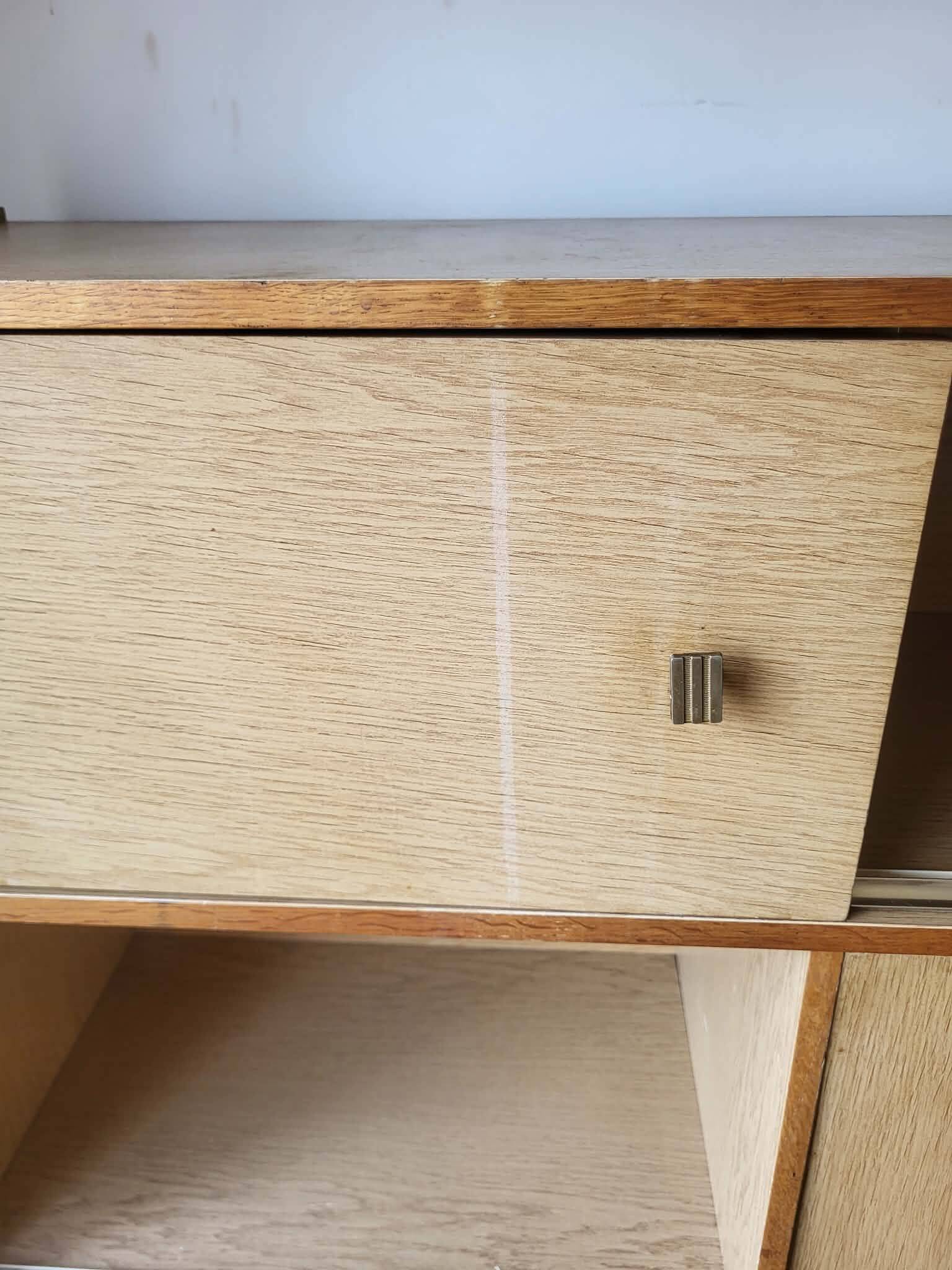 1960s secretary buffet on tapered legs