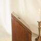 Antique table cabinet in solid mahogany XXth