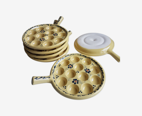 Poelons à escargots artisanaux