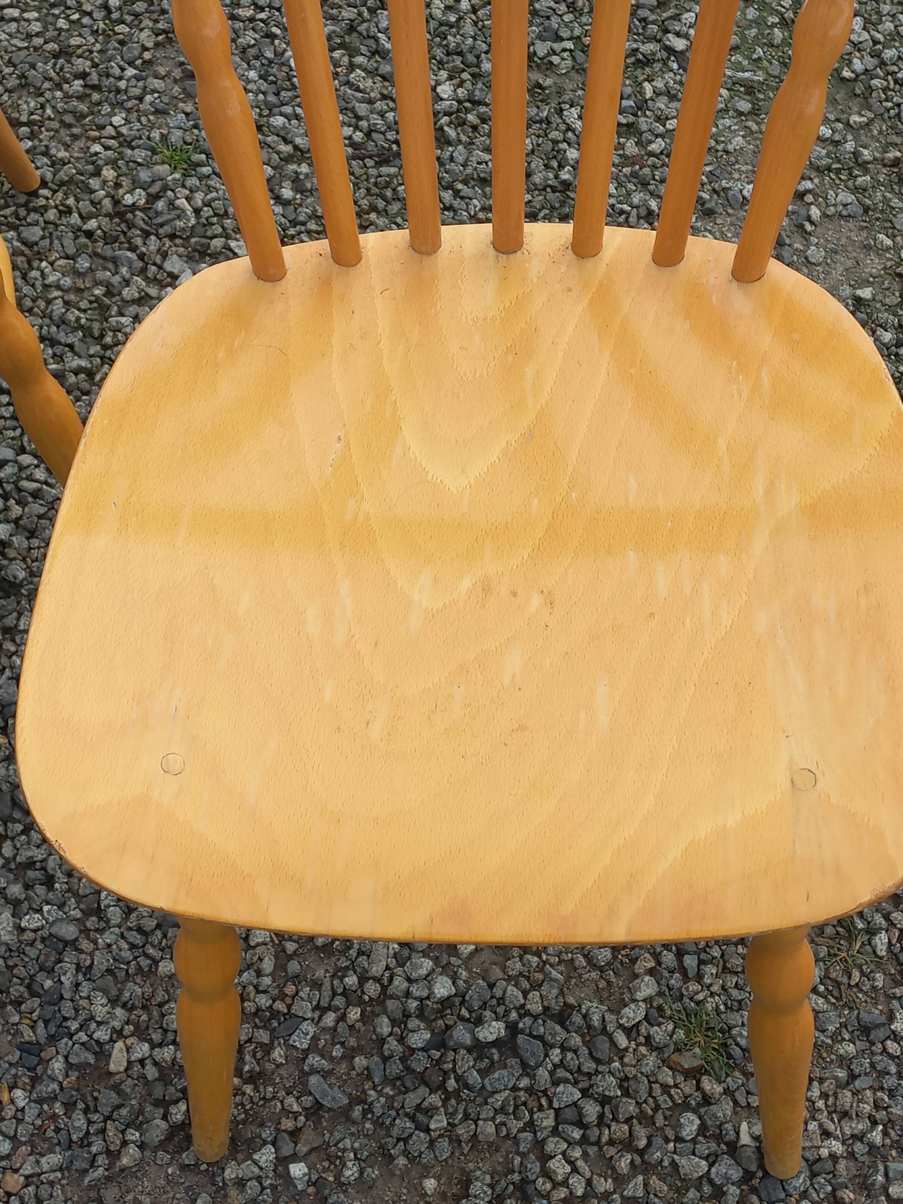 4 Baumann-branded bistro chairs