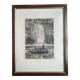 Engraving Ceres Basin of the gardens of Versailles