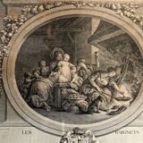Pair of 18th century engravings, Nicolas Delaunay