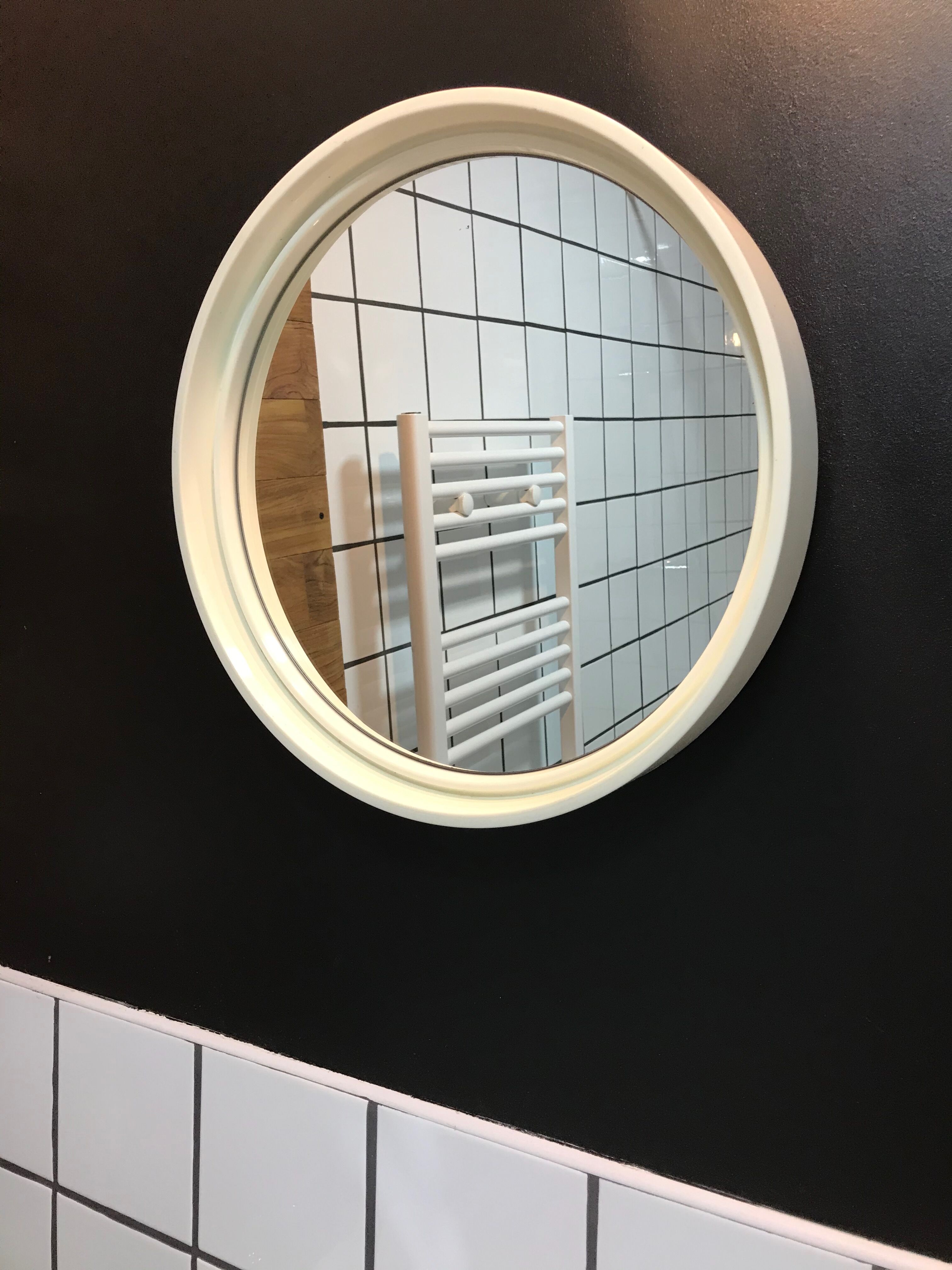 Round mirror brand Gilac vintage