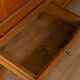 Classic antique wardrobe made of oak, pre-1900