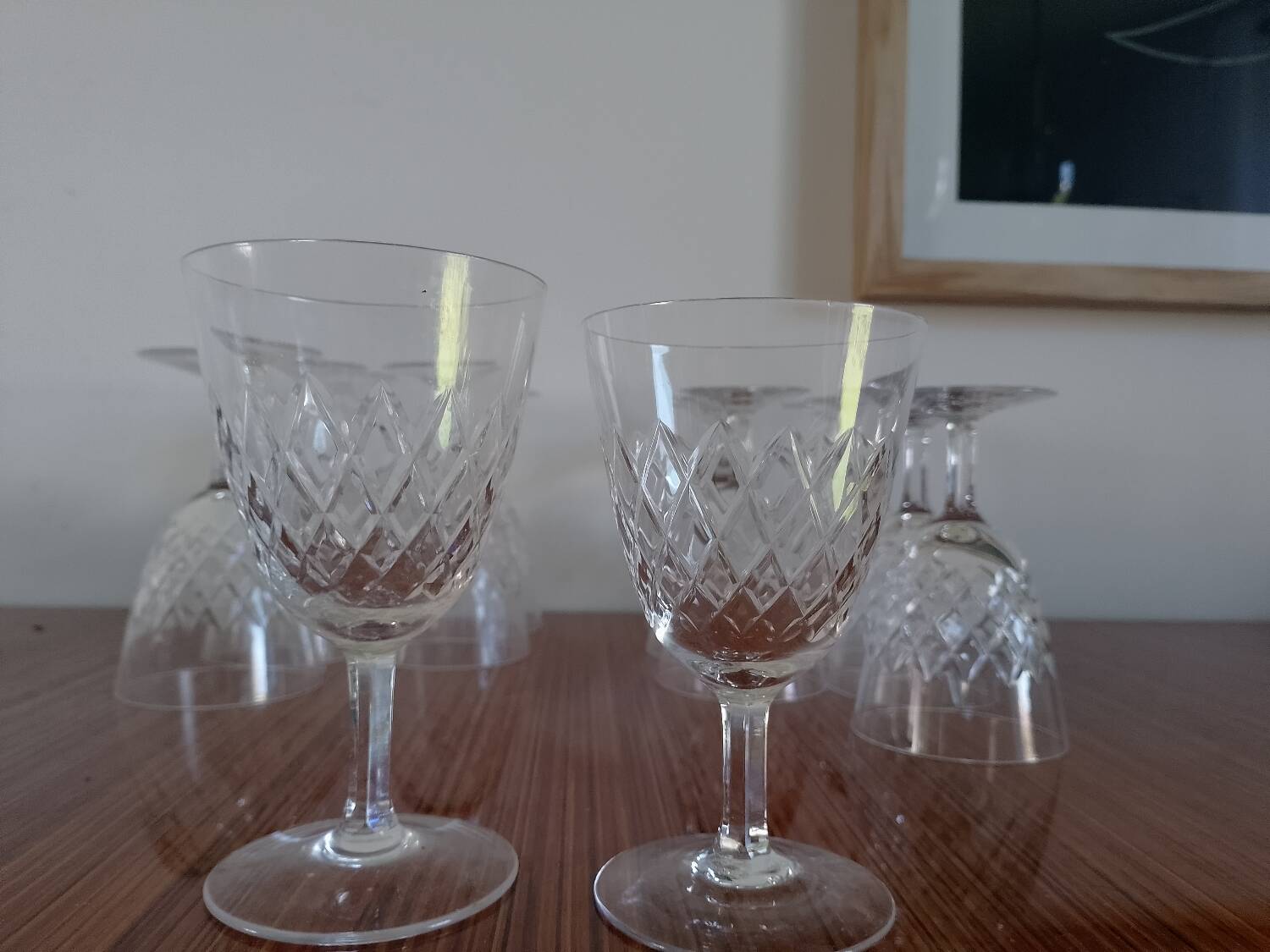Set of wine glasses