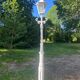 17 lampadaires en fonte