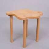 Solid Pine Stool by Era Herbstb 1980s Germany
