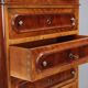 Antique cherry wood chest of drawers with 6 drawers, 19th century.