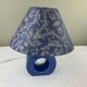 Blue ceramic lamp