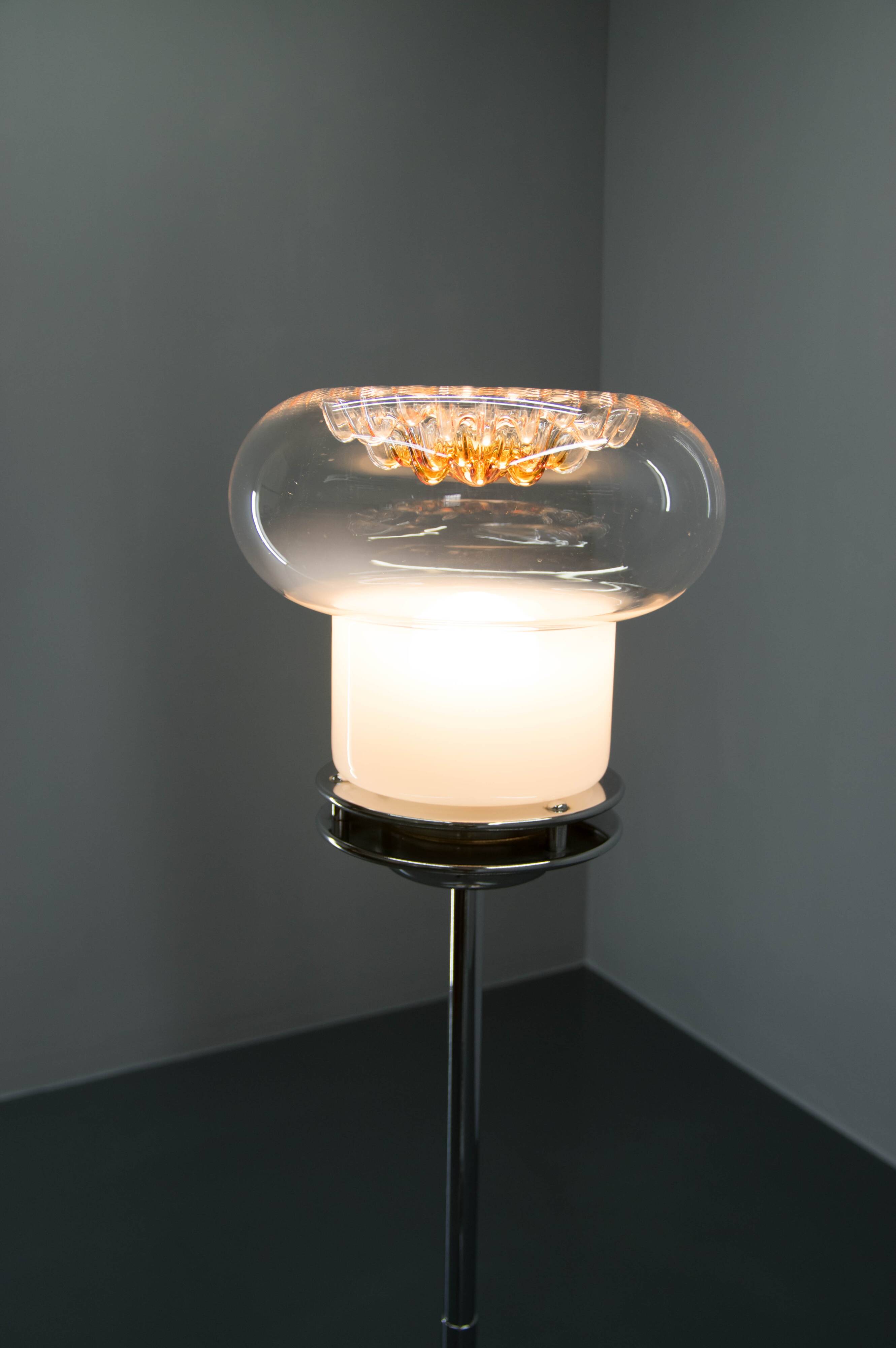 Murano Glass Floor Lamp, Italy, 1980s