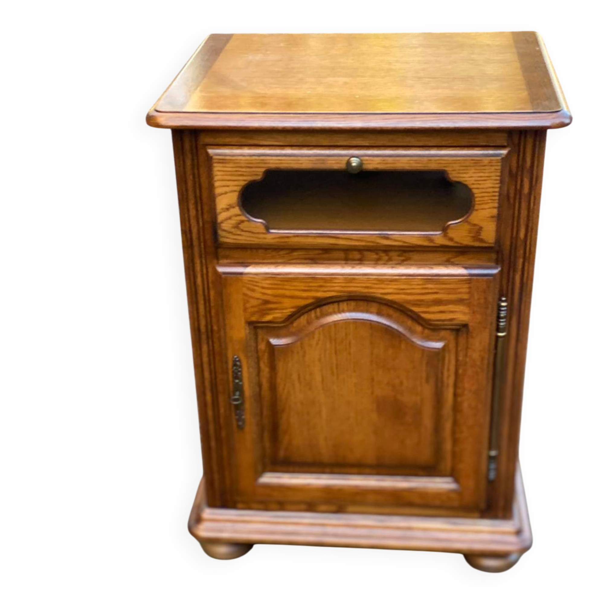 Louis XIV solid oak commode confiturier from the 20th century, 63x50cm.