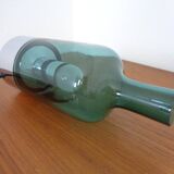 Italian glass and chrome table lamp, 1960s