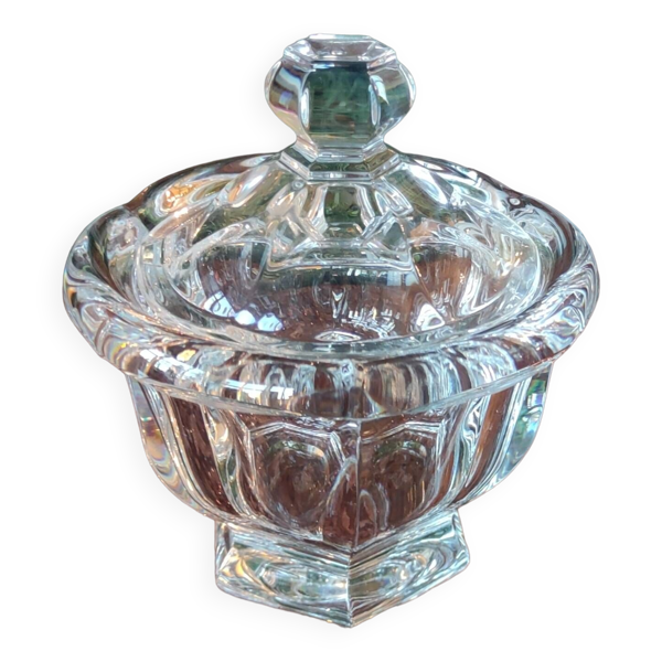 Sucrier / drageoir en cristal Baccarat