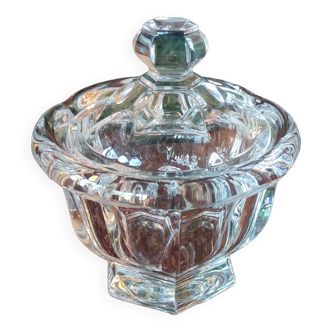 Old Baccarat crystal sugar bowl