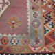 Oriental Kilim Rug Shiraz Gashgaï Antique: 1.50 X 2.85 Metres -