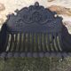 Log rack fireplace cradle