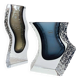 Alessandro Mandruzzato Murano Glass Vases, Hand-Blown, Italy, 1970s
