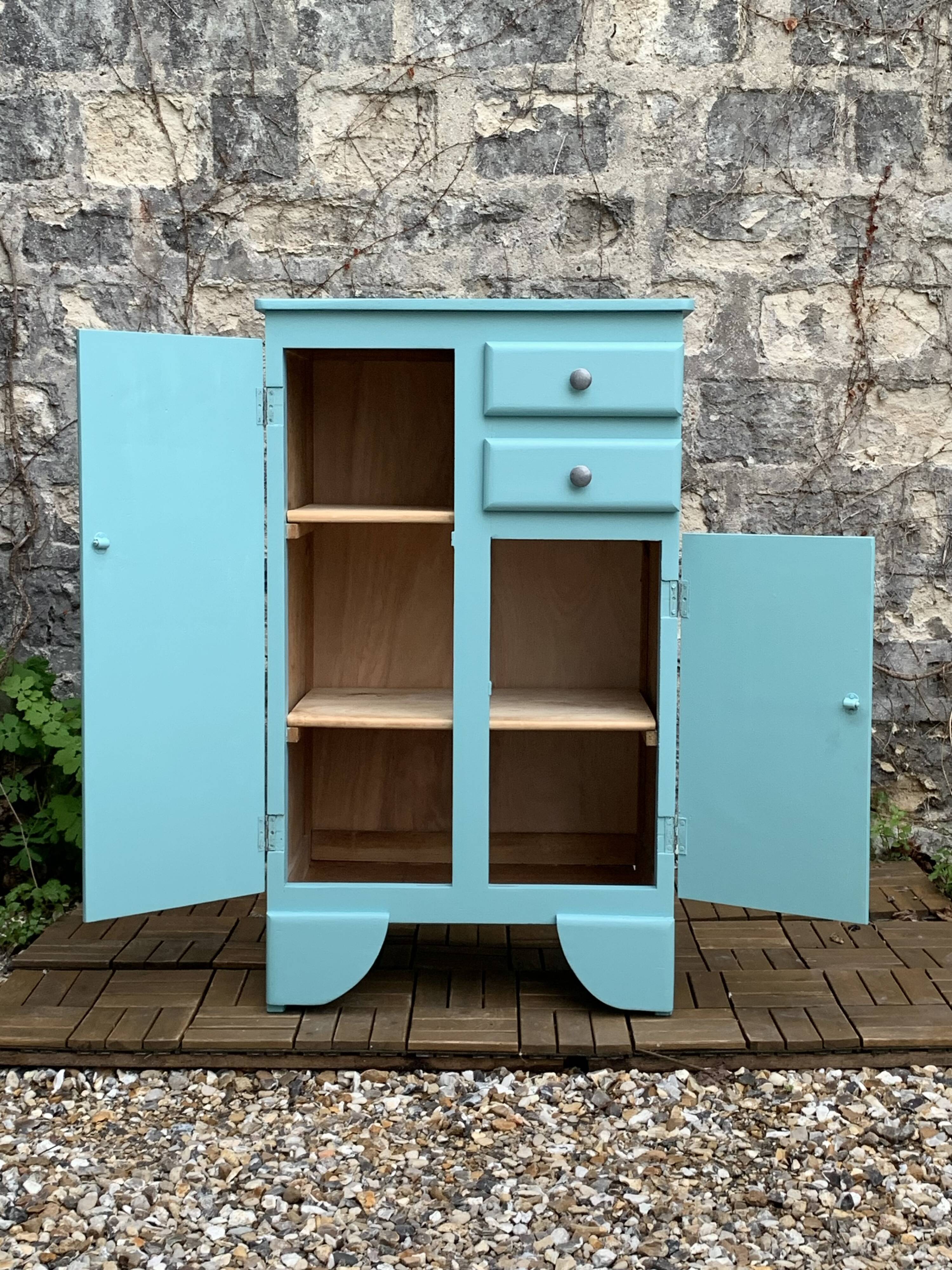 Mado turquoise sideboard vintage 1950