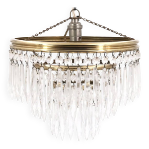 lustre à pampilles en