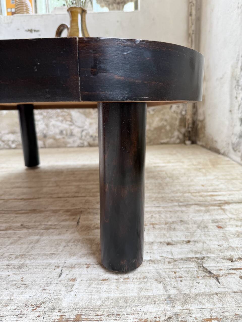 Capron “herbarium” oval coffee table